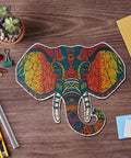 Elephant totem - unique WOODEN puzzle 193 pcs - Hobby.lt 🇬🇧