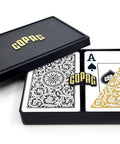 Elite1546 Playing Cards Bridge Size Black/Gold Double Deck Set Copag - Hobby.lt 🇬🇧