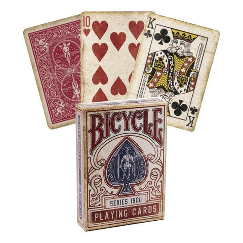 Ellusionist 1900 Bicycle series cards (red) - Hobby.lt 🇬🇧