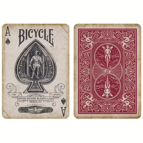 Ellusionist 1900 Bicycle series cards (red) - Hobby.lt 🇬🇧