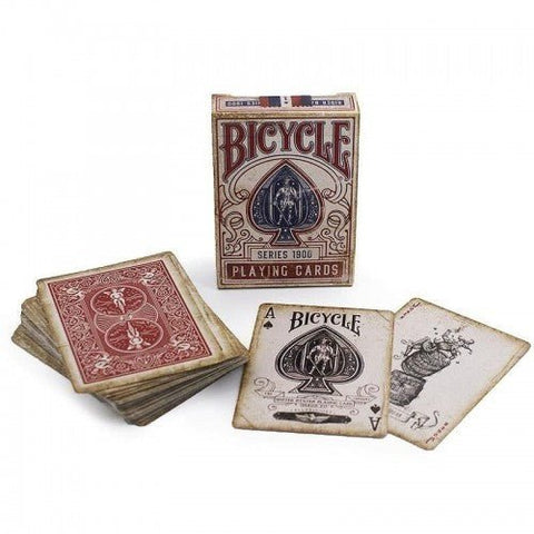 Ellusionist 1900 Bicycle series cards (red) - Hobby.lt 🇬🇧