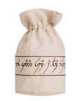 Elvish Dice Pouch Beige and black