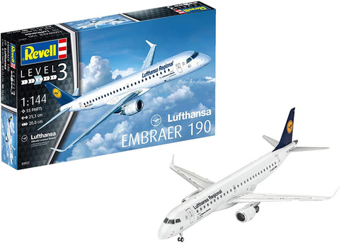 Embraer 190 Lufthansa - Plastic Modelling Kit By Revell