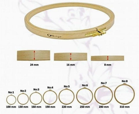 Embroidery Hoop NURGE 16 CM 100 - 3 - Hobby.lt 🇬🇧