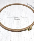 Embroidery Hoop NURGE 31 CM 100 - 8 - Hobby.lt 🇬🇧