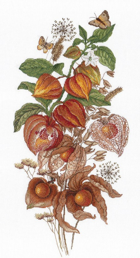 Emerald Berry SNV - 614 cross stitch kit by MP Studio - Hobby.lt 🇬🇧