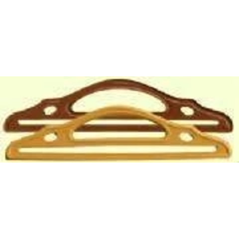 Elbesee Embroidery Handle, Ergonomic Dark Brown Plastic Grip for Embroidery Hoops and Tools, Left- or Right-Handed, Easy-Clean Surface