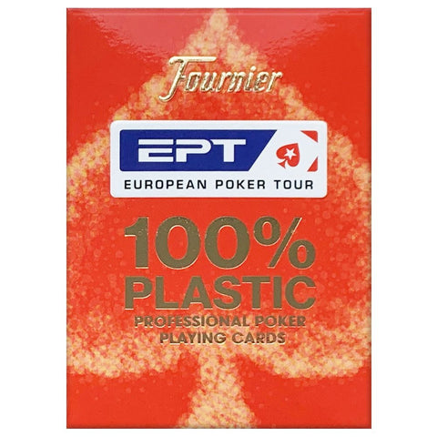 Fournier EPT poker cards (Red)