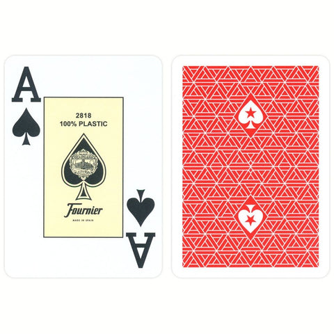 Fournier EPT poker cards (Red)