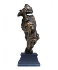 Silence Statue Bronze Finish Resin 36cm Italian Handcrafted Home Decor Gift