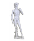 Michelangelo David Statue 32cm – White Resin Italian Sculpture Home Decor Gift