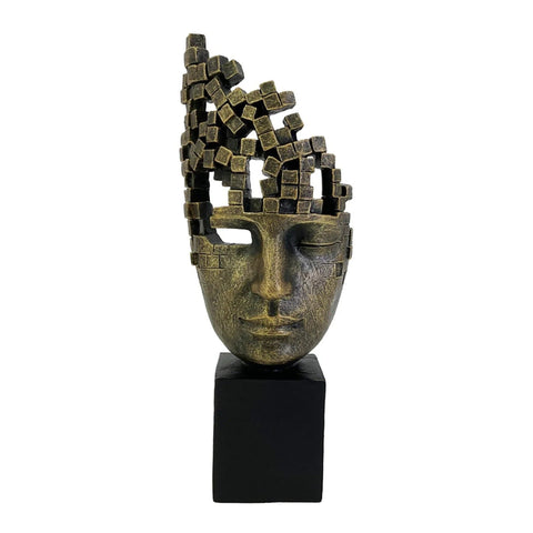 Atmintis Bronze Resin Statue 31cm – Italian Sculpture, Hand-Finished Gift