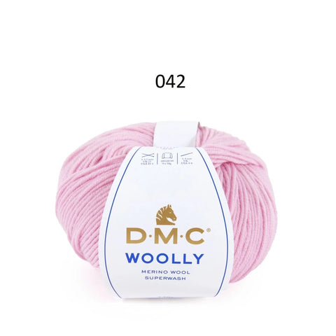 DMC Woolly 100% Merino Wool Yarn Superwash 50g 125m Color 042