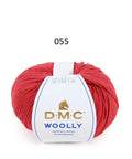 DMC Woolly Merino Wool Yarn 50g 125m Color 055 Superwash Soft Knitting