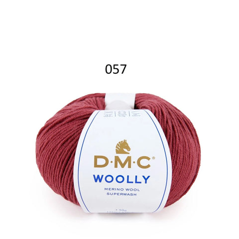 DMC Woolly 100% Merino Wool Yarn Superwash 50g 125m Color 057