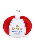 DMC Woolly 100% Merino Wool Yarn Superwash 50g 125m Color 058