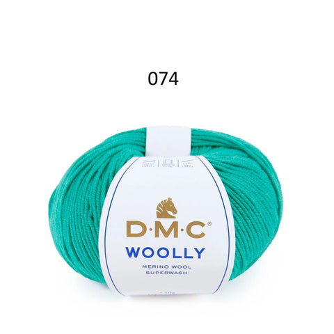 DMC Woolly 100% Merino Wool Yarn Superwash 50g 125m Color 074