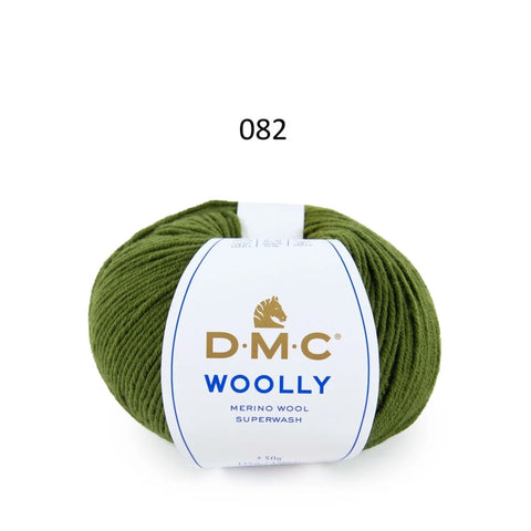DMC Woolly Merino Wool Yarn 50g 125m Superwash Knitting Crochet Color 082