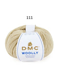 DMC Woolly Merino Wool Yarn Superwash 50g 125m Color 111 Knitting Crochet