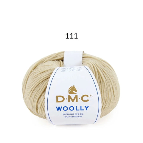 DMC Woolly Merino Wool Yarn Superwash 50g 125m Color 111 Knitting Crochet