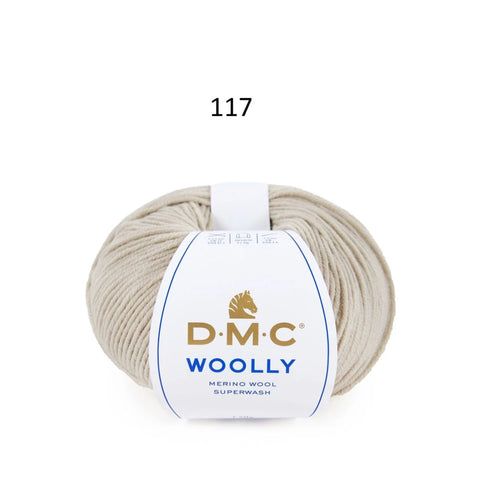 DMC Woolly 100% Merino Wool Yarn Superwash 50g 125m Color 117