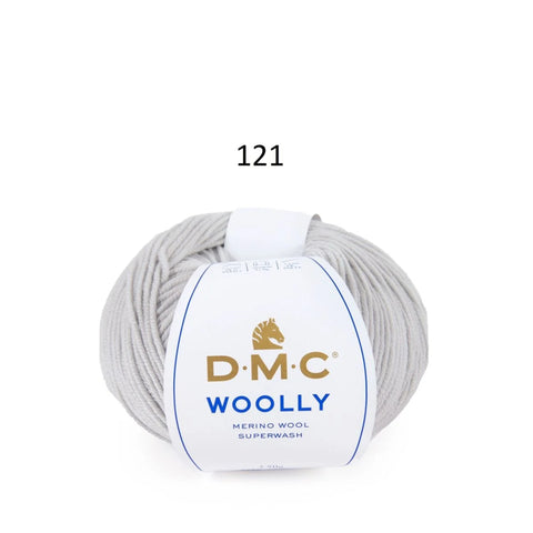DMC Woolly Merino Wool Yarn Color 121 Superwash 50g 125m 3.5-4mm Needles
