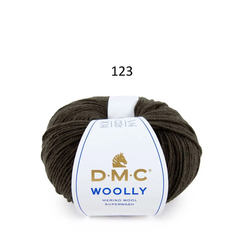 DMC Woolly 100% Merino Superwash Yarn 50g/125m Color 123