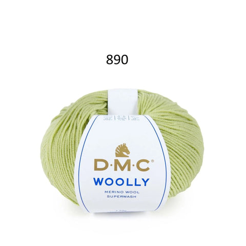 DMC Woolly 100% Merino Wool Yarn Superwash 50g 125m Color 890