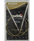 Addi 80cm Circular Knitting Needles 6mm Smooth Metal Tips, Premium German Quality