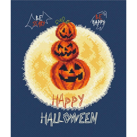 LetiStitch Pumpkin's Party Cross Stitch Kit