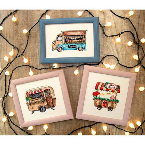 LetiStitch Happy Holidays Cross Stitch Kit