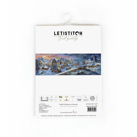 Holiday at Seaside Cross Stitch Kit, LetiStitch