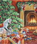 Cozy Christmas Cross Stitch Kit, LetiStitch