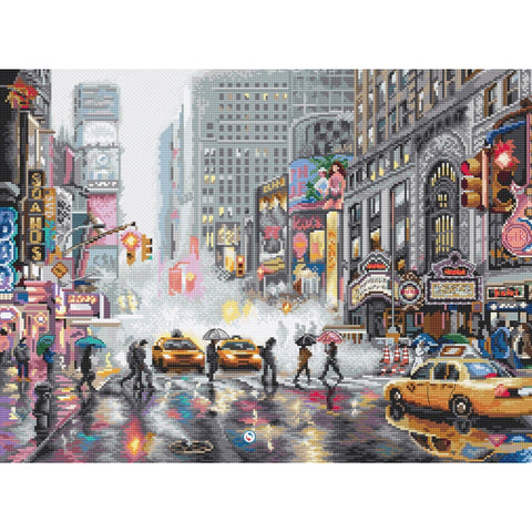 LetiStitch New York Cross Stitch Embroidery Kit