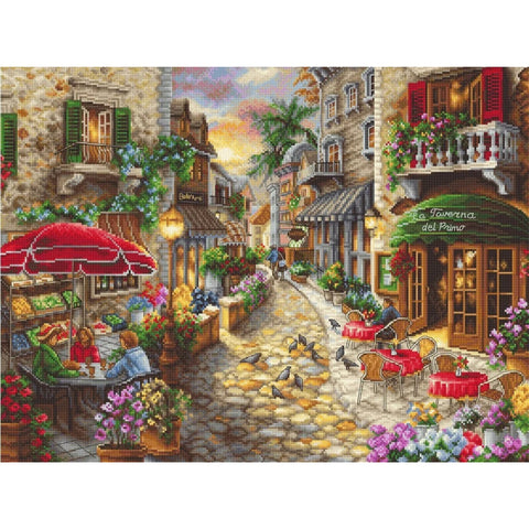 Early Evening in Avola Cross Stitch Kit, LetiStitch