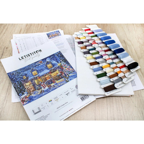 Cottage Glow Cross Stitch Kit, LetiStitch