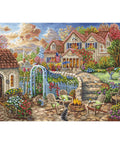 Cross Stitch Kit Backyard Retreat, LetiStitch