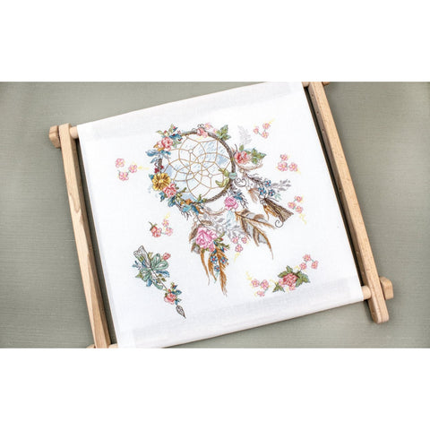 Spring Dreams Cross Stitch Kit with Beads, LetiStitch