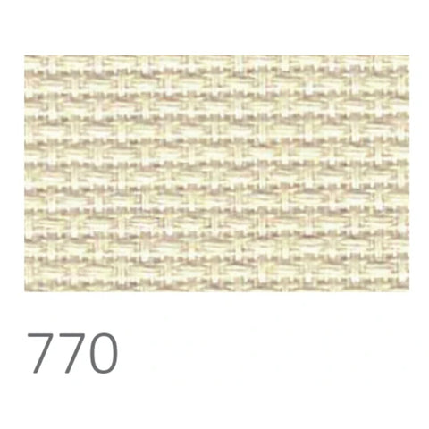 Zweigart Aida Cross Stitch Fabric, Pre-Cut 100% Cotton, 48 x 53 cm, Even Grid for Embroidery and Counted Patterns