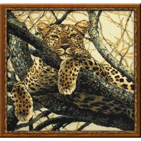 Leopard Cross Stitch Kit RIOLIS 937