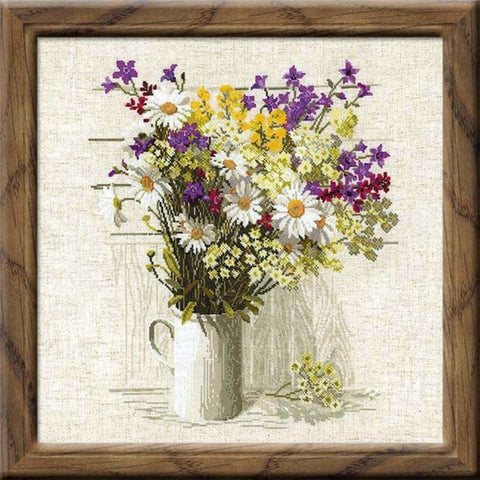 Wildflowers Cross Stitch Kit RIOLIS 924