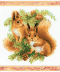 Squirrels - Cross Stitch Kit from RIOLIS Ref. no.:1491