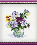 Pansies Cross Stitch Kit RIOLIS 835
