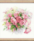 Watercolor Roses Cross Stitch Kit RIOLIS 1335