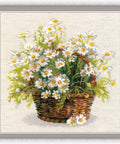 Russian Daisies - Cross Stitch Kit from RIOLIS Ref. no.:1478