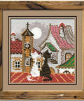 City & Cats Spring - Cross Stitch Kit from RIOLIS Ref. no.:611