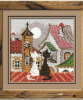 City and Cats Spring Cross Stitch Kit RIOLIS 611