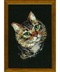 Grey Cat - Cross Stitch Kit from RIOLIS Ref. no.:766