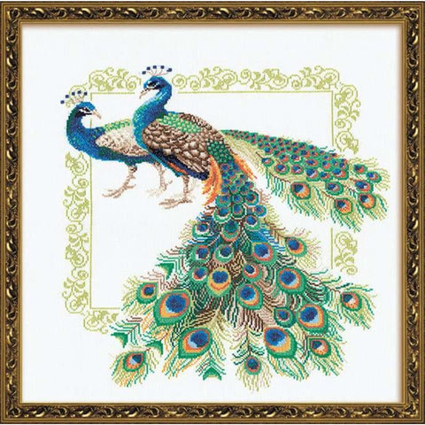 Peacocks Cross Stitch Kit RIOLIS 767