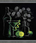 Still Life with Martini Cross Stitch Kit RIOLIS 1240